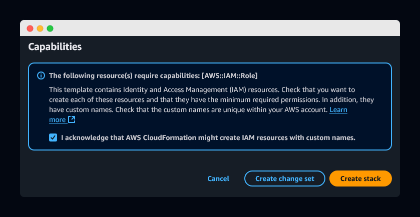 AWS CloudFormation Stack Creation